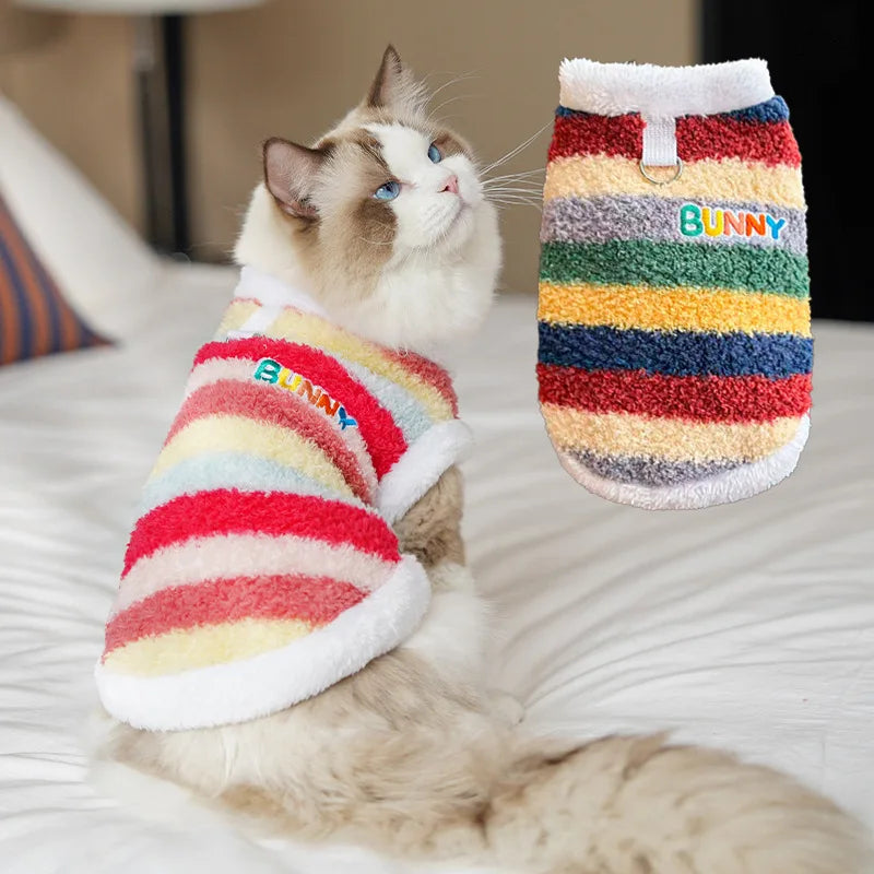 Pet Dog Clothes Soft Warm Fleece Dogs Jumpsuits Pet Clothing for Small Dogs Puppy Cats Clothes Chihuahua Yorkshire Costume Coat