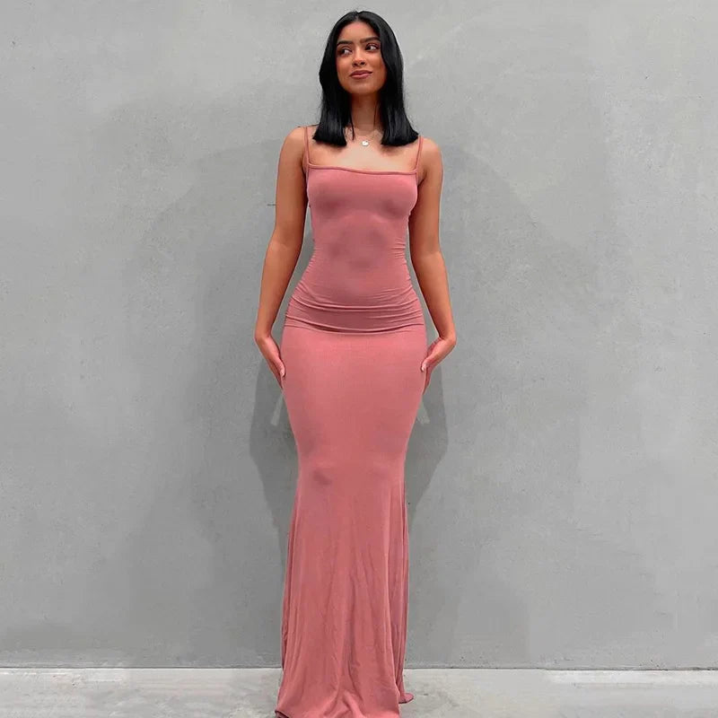 Elegant Mermaid Evening Maxi Dress