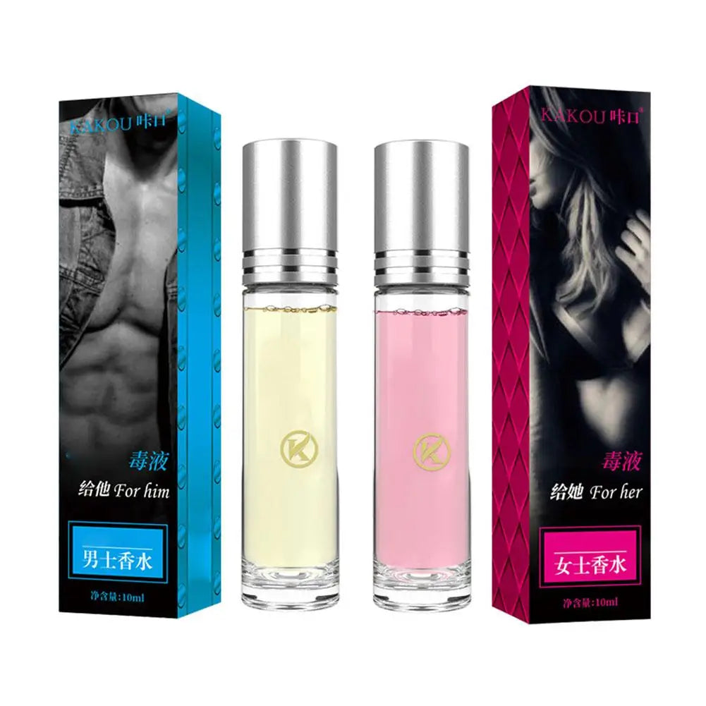 10ml Pheromone Temptation Lasting Dating Ball Body Parfum Mini Portable Unisex Roll On Eau De Toilette Fresh Natural Fragrance