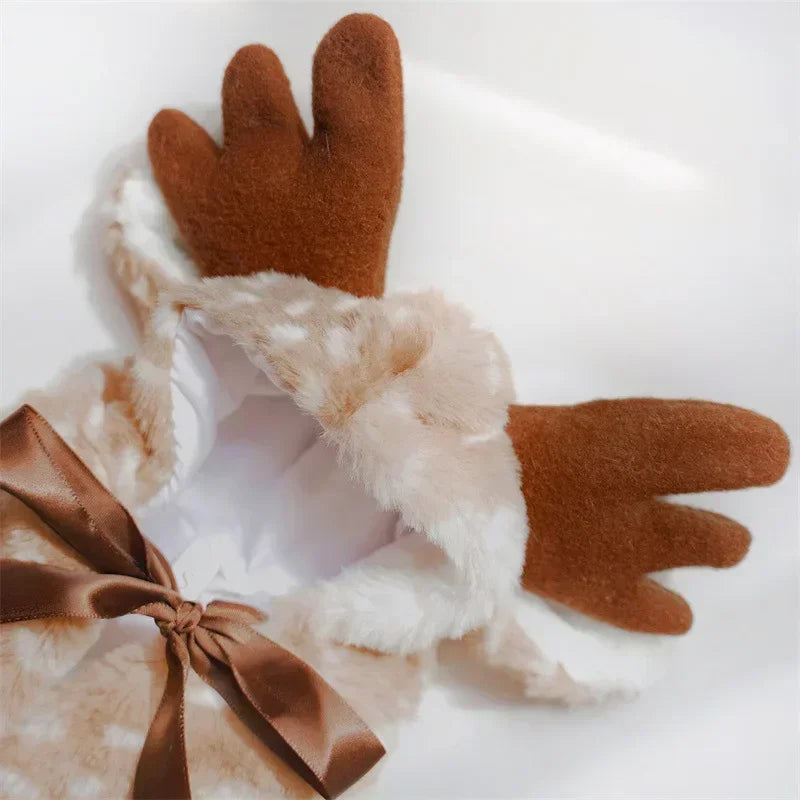 Elk Cape Pet Christmas Costume