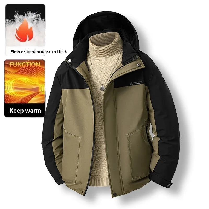 Windproof Winter Down Men Jacket