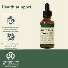 Lymphatic Drainage Drops Natural Herbal Lymph Support Liquid for Body Swelling Relief and Toxin Elimination 59ml 1/2/3pcs