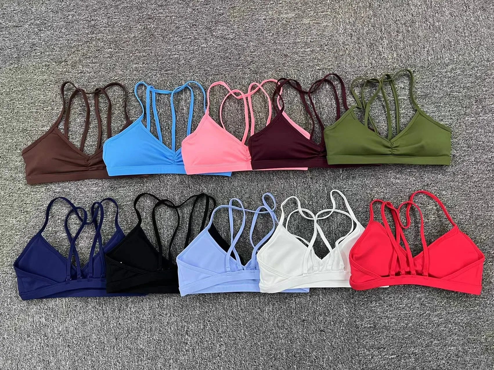 New Sports Bra Women Gym Yoga Sport Bra Bralette Mujer Brassiere Sport FemWhite Blue Navy Workout Top Red Pink