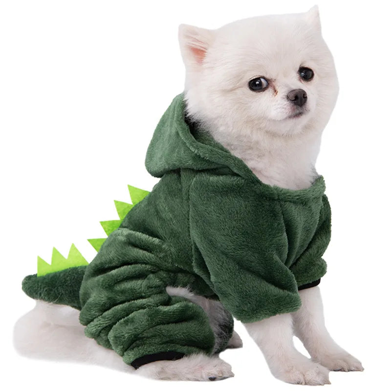 Soft Warm Fleece Dog Jumpsuit