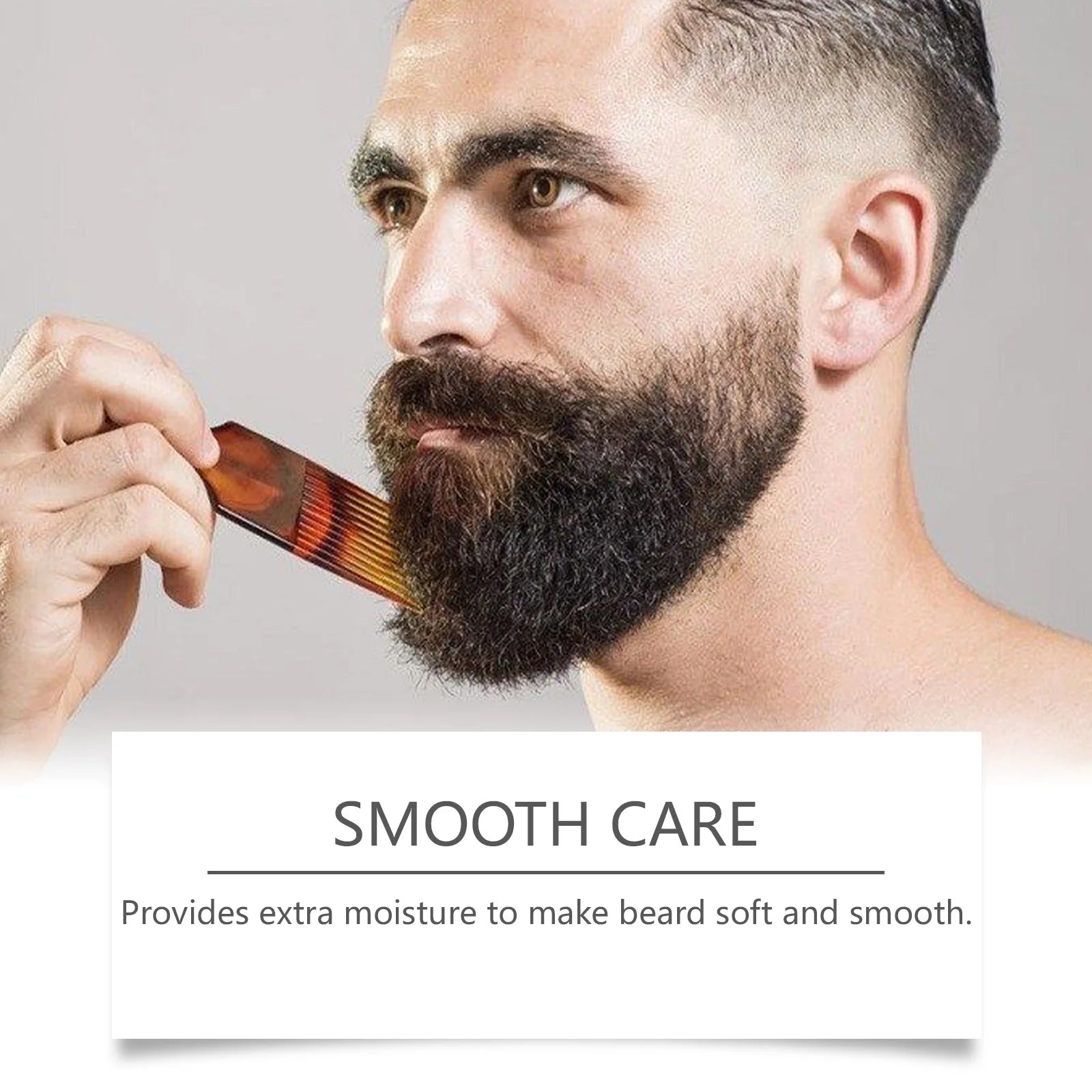 Men's Beard Care Nourishing Cream - Moisturizing, Softening, Shiny, Soothing, Gentle Care