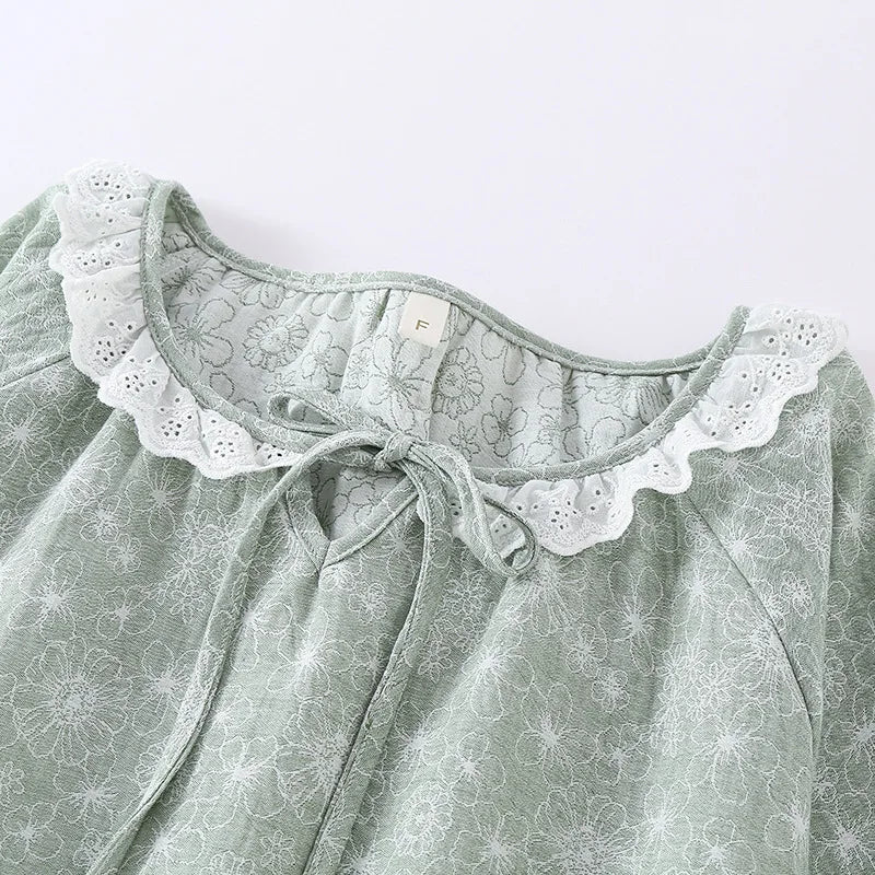 Sweet Cotton Floral Night Gown