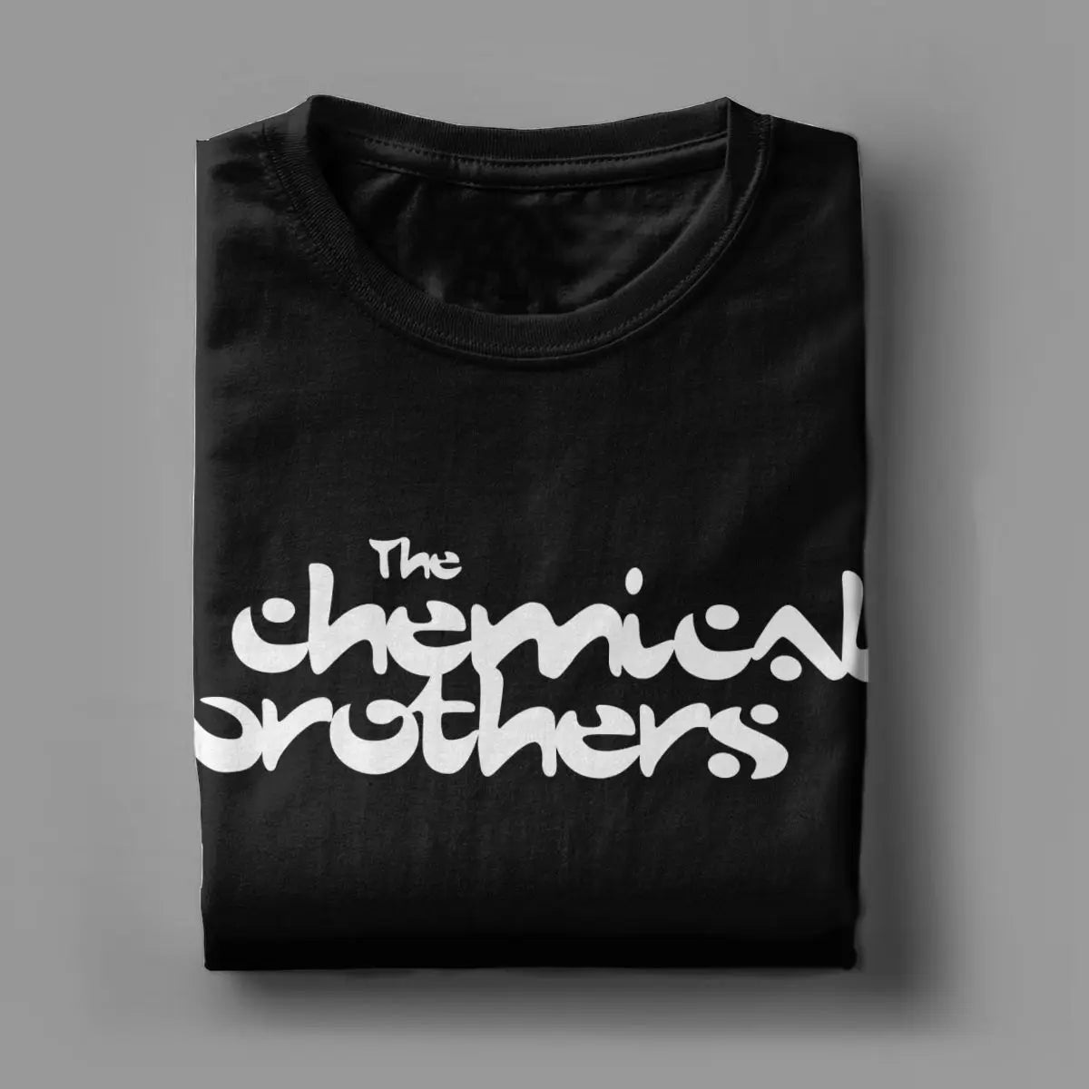Men's The Chemical Brothers T Shirts Pure Cotton Tops Funny Short Sleeve Round Neck Tee Shirt Graphic T-Shirts