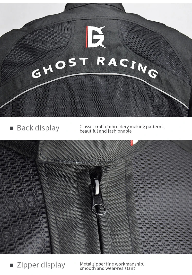 Reflective Protective Riding Jacket