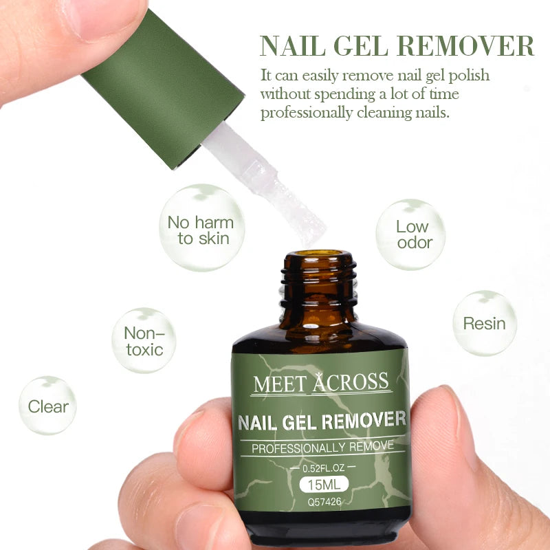 15ML Remover Gel 3-5 Mins Fast Remover Magic Nail Gel Remover Polish Clean Degreasr Soak Off UV LED Vernis Nail Art Manicure