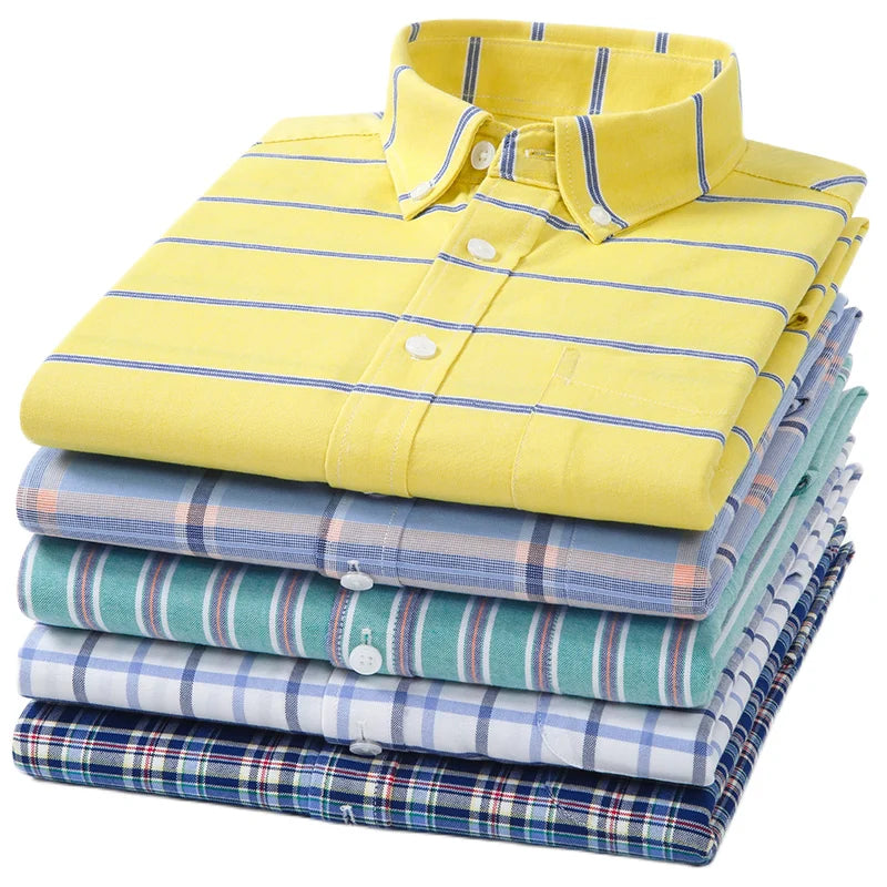 Oxford Cotton Short Sleeve Shirt