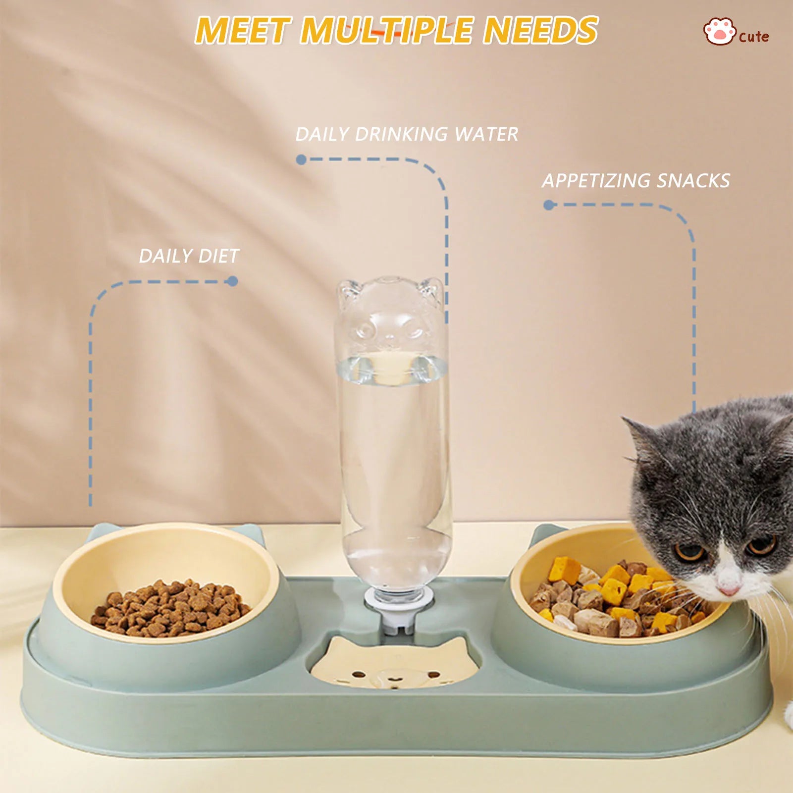 3-in-1 Automatic Fountain Feeder