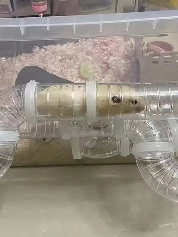 Pipeline Accessories DIY Set  Hamster Cage Renovation External Pipeline Tunnel Small Pet Supplies Toy