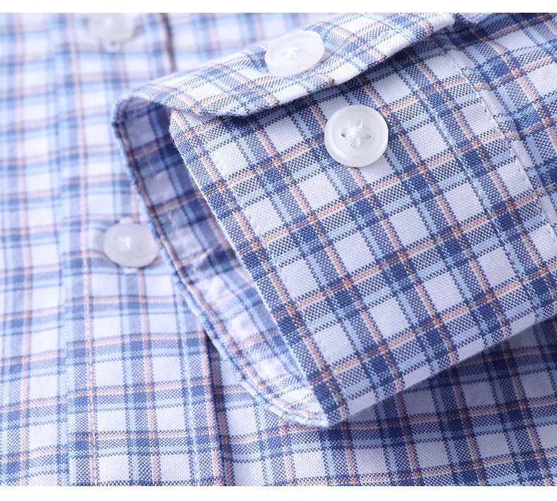 Premium Cotton Checkered Slim Shirt