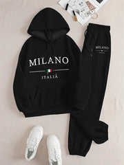 Women’s MILANO ITALIA Hoodie & Sweatpants Set