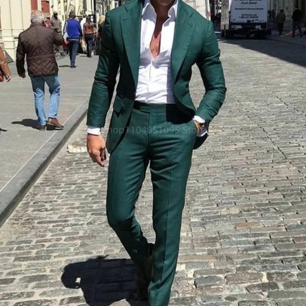 Classic Slim Fit Two Piece Suit