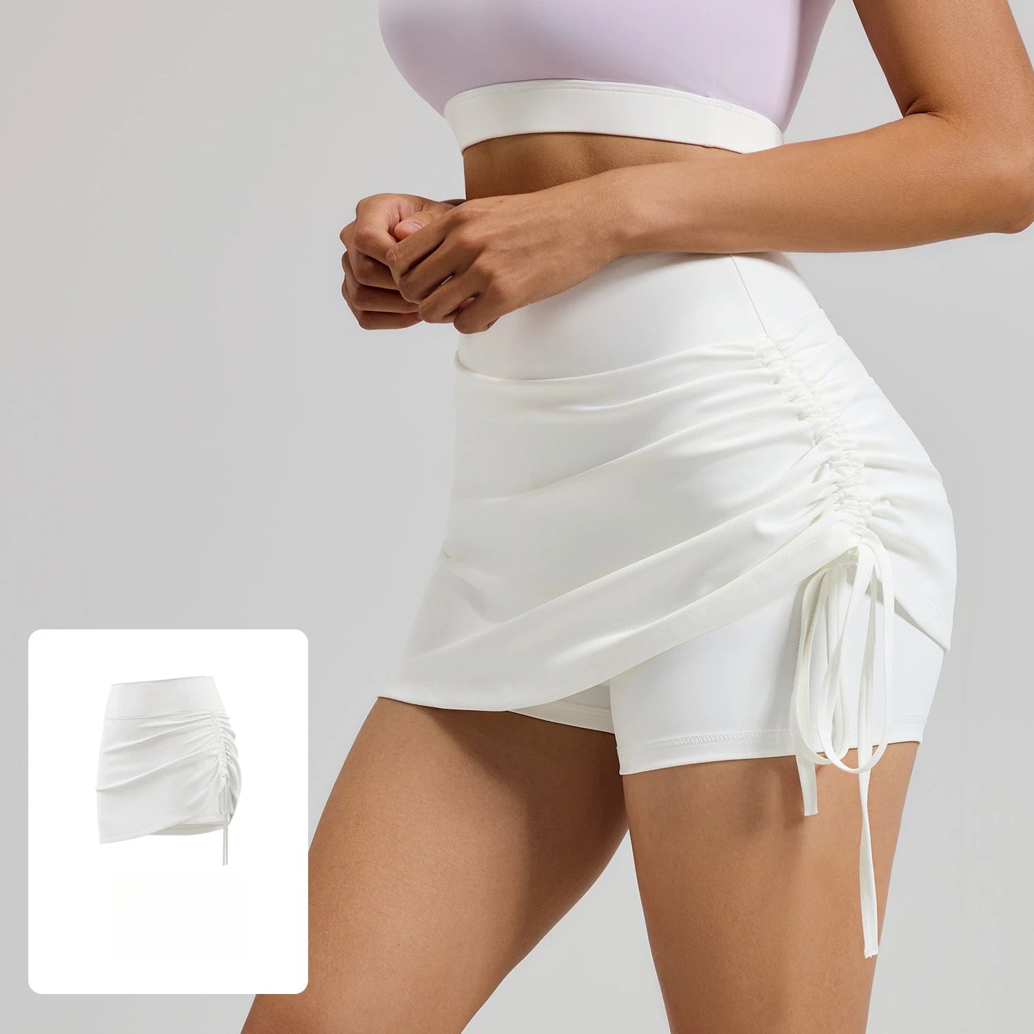 High Elastic Sports Skirt Shorts
