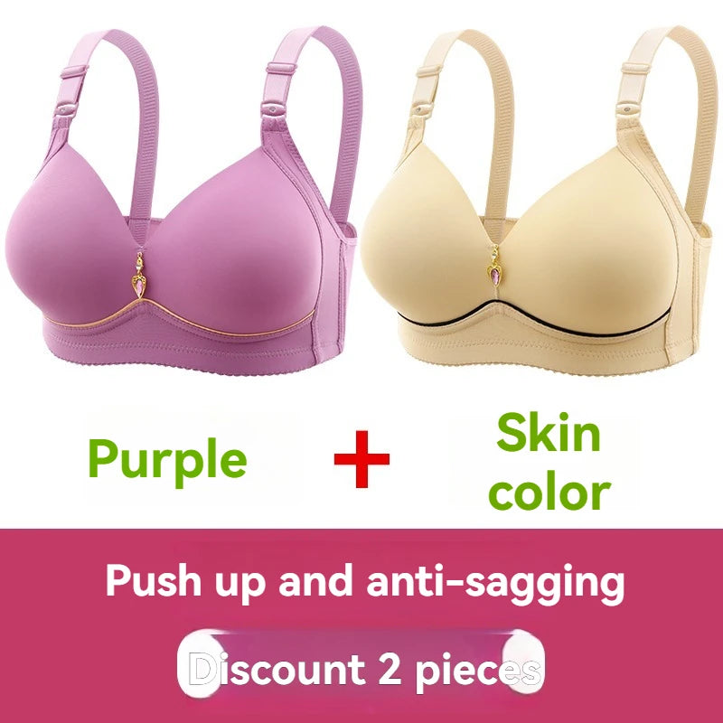 Teenage Girls Sports Bras Without Underwire  Comfortable  Breathable  With Non-magnetic Thin Cups  Suitable For All Seasons