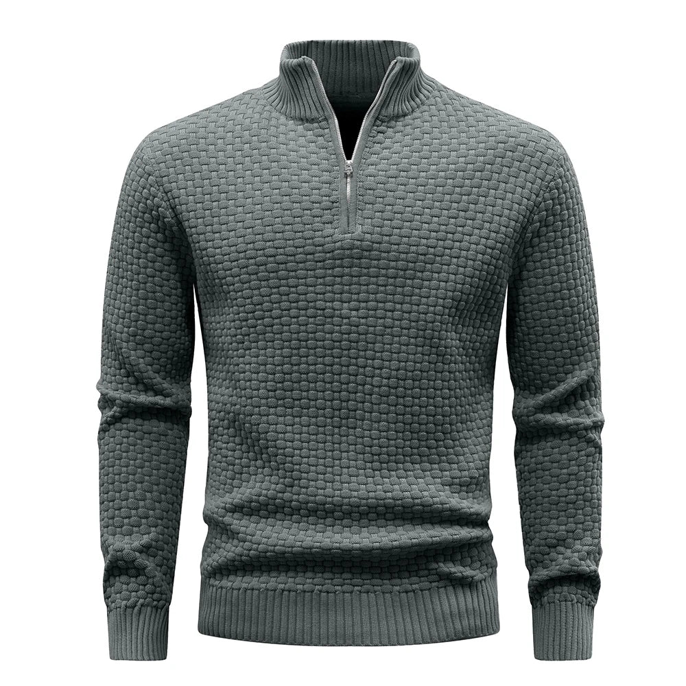 Quarter Zip Knit Pullover