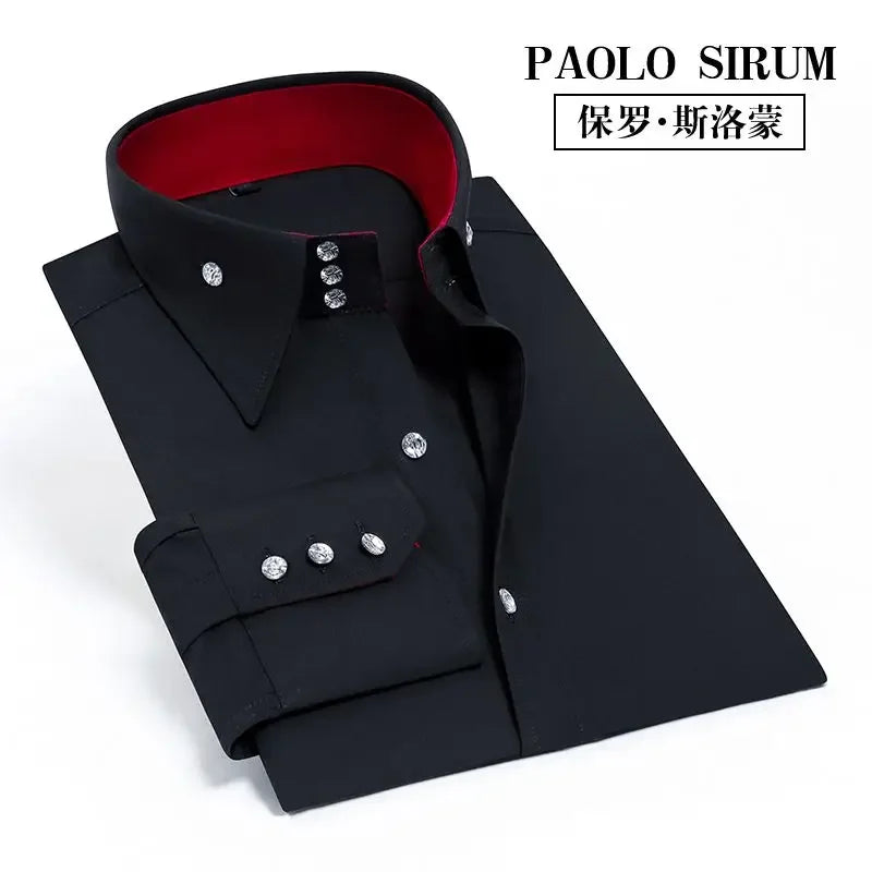 Korean Slim Non-Iron Dress Shirt