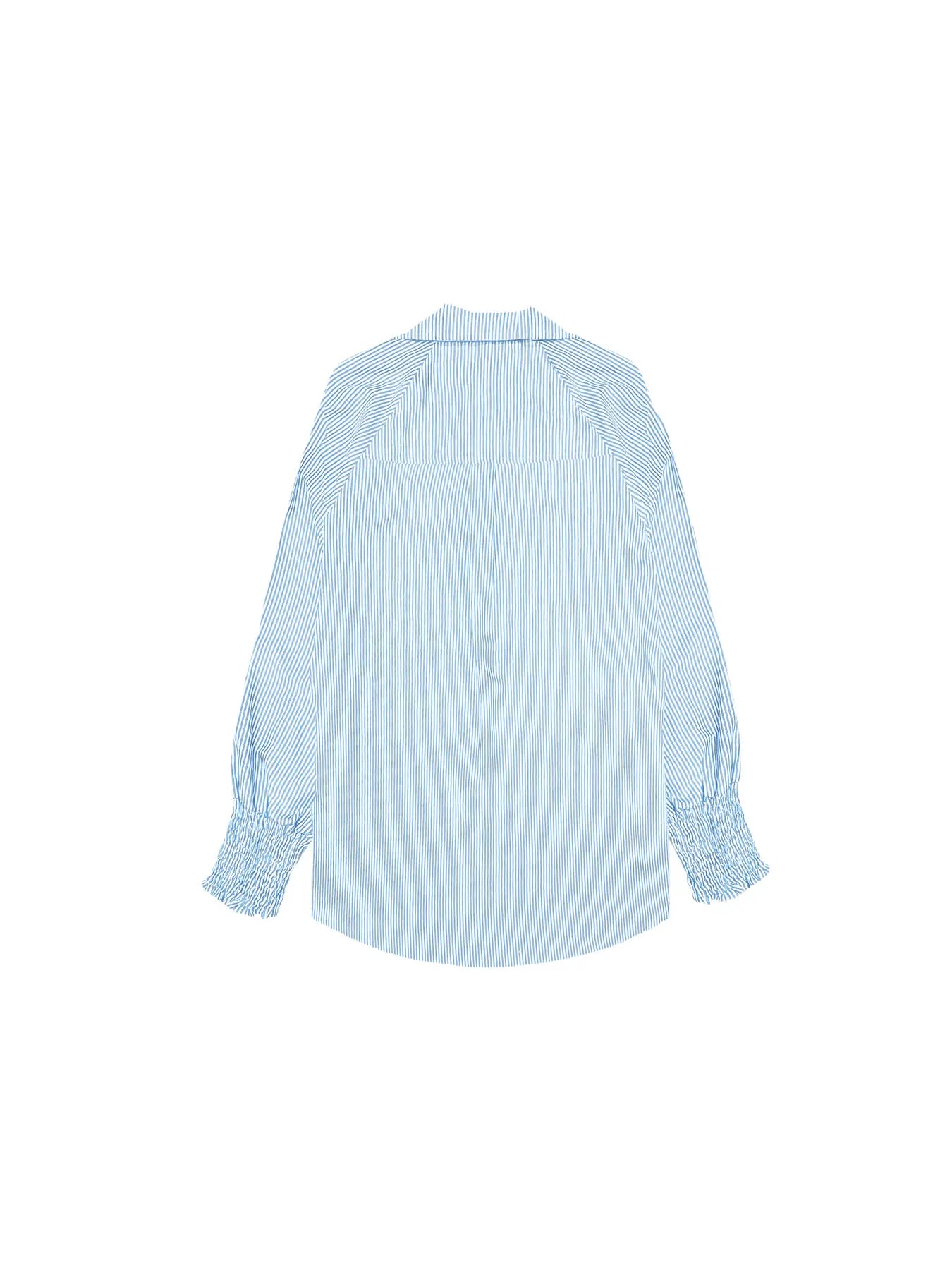 Striped Pocket Casual Shirt Women