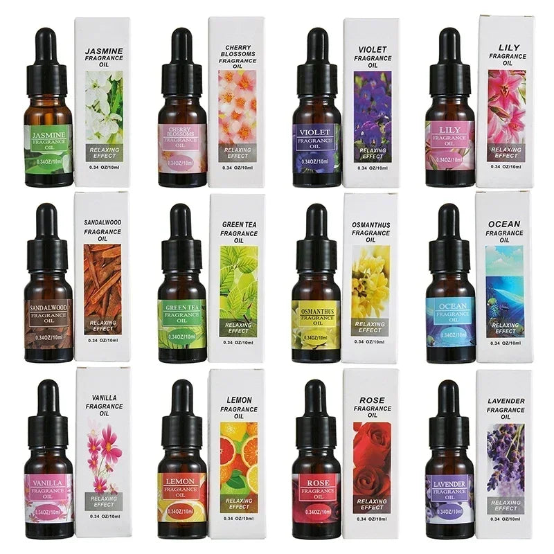 10ML Fragrance Humidifier Air Freshener Natural Plant Aromatherapy Essential Eliminating Odors Perfume For Household Car Office