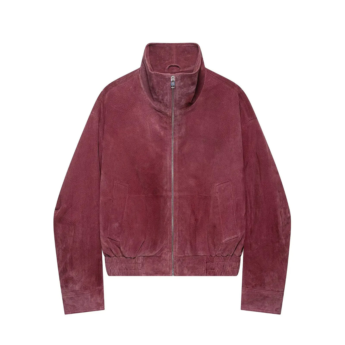 Women's Jacket 2026 Autumn New Fashion Versatile Stand Collar Short Zipper Polyester Long Sleeve Biker Jacket