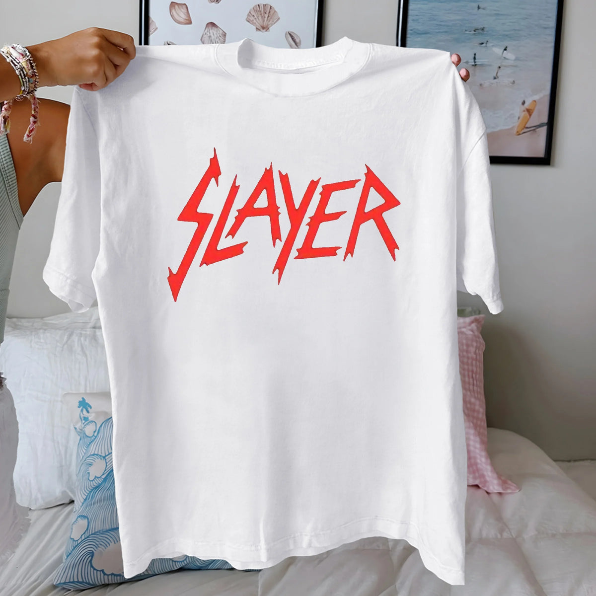 Slayer Graphic Cotton T-Shirt