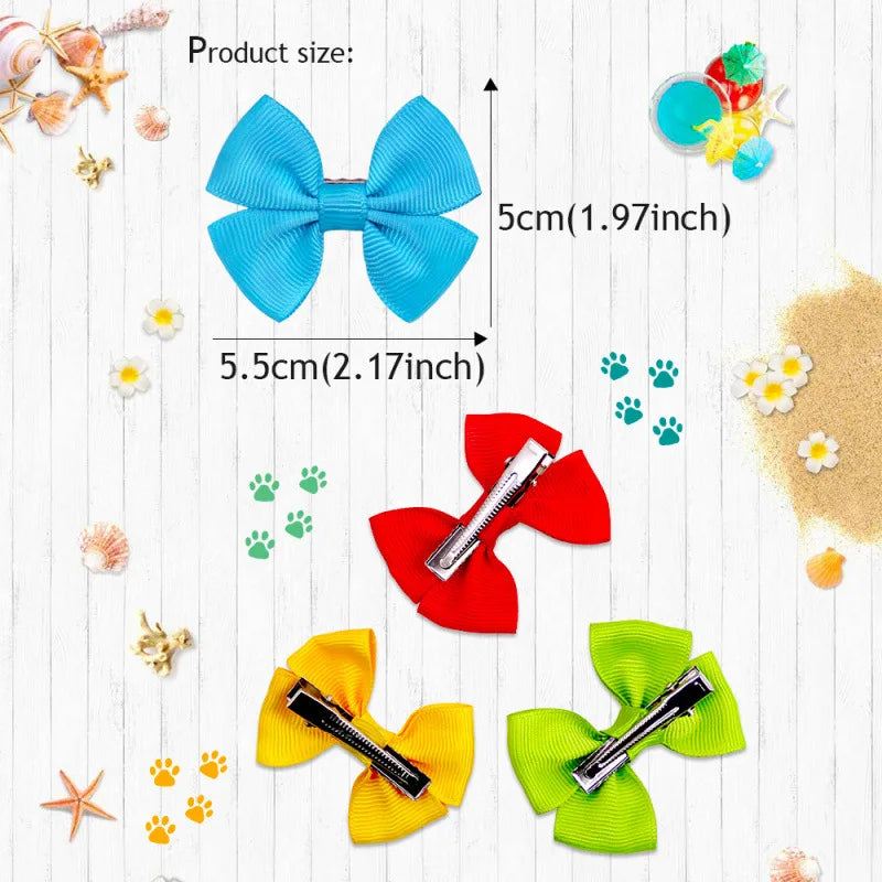 Pet Bows Dog Accessories Small Dog Hair Clips Pet Grooming Products Cat Hairpin Teddy Chihuahua Pets Supplies