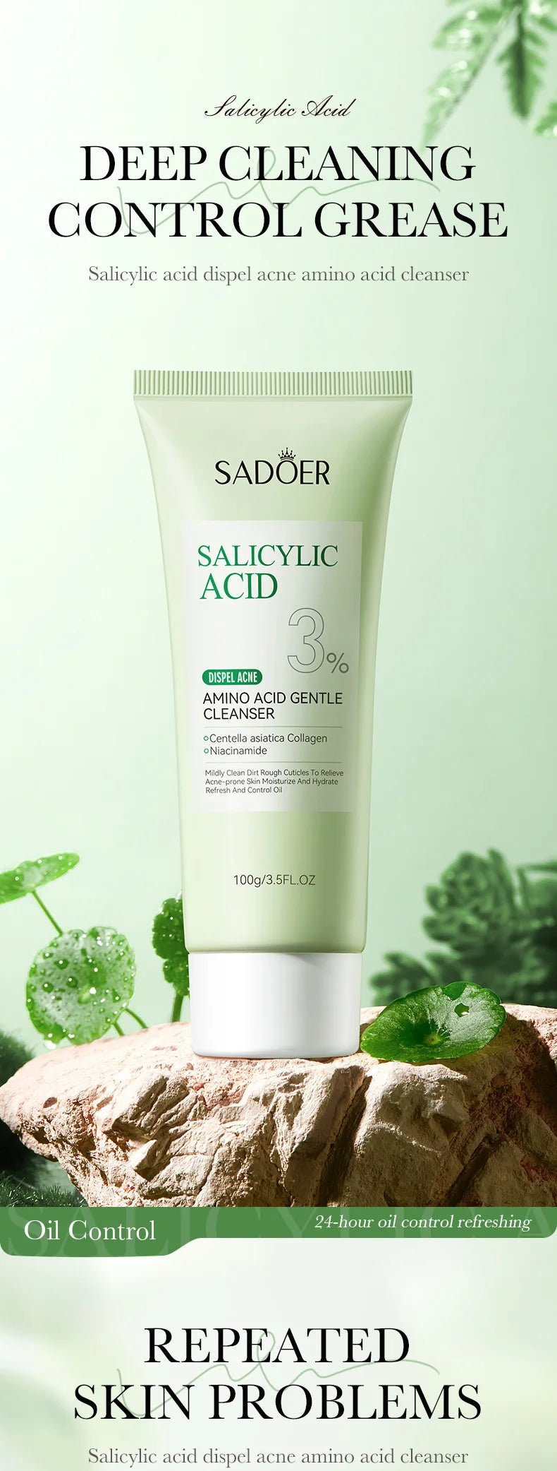 Salicylic Foam Facial Cleanser Wash