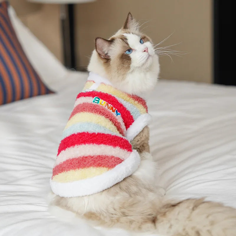Pet Dog Clothes Soft Warm Fleece Dogs Jumpsuits Pet Clothing for Small Dogs Puppy Cats Clothes Chihuahua Yorkshire Costume Coat