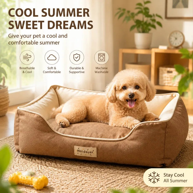 Soft and Cozy Dog And Cat Bed Four Season Pet Bed Suitable For Pet Nest For Small Medium Cats Small Dogs Pet Supplies