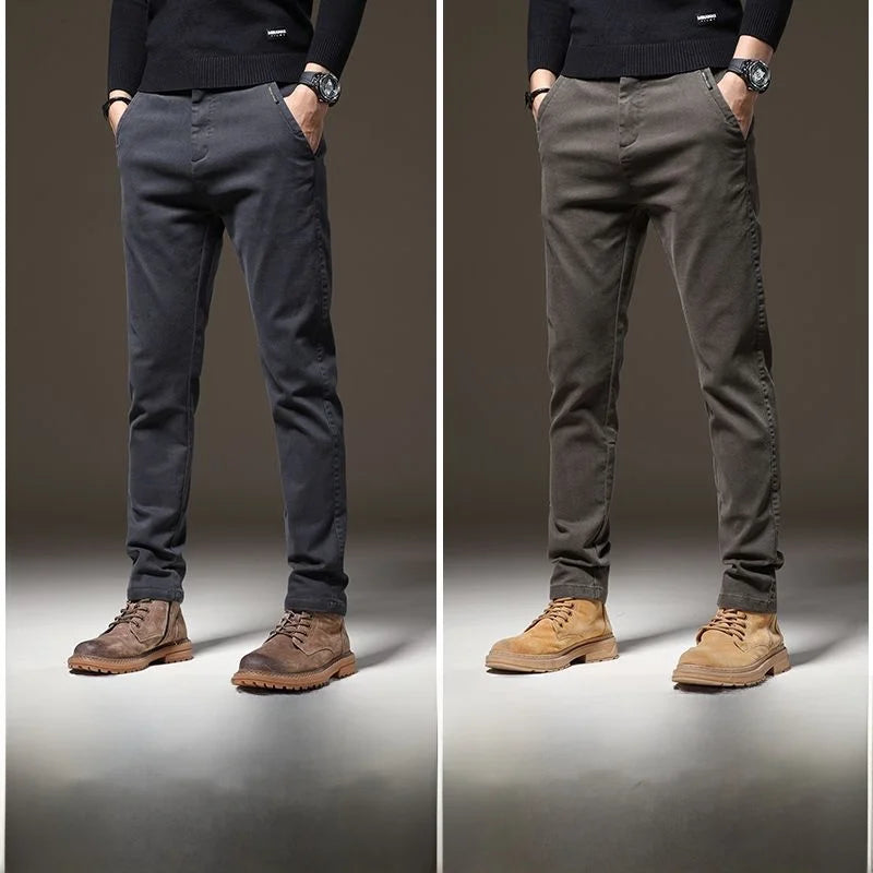 High End Casual Straight Pants