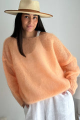 Off Shoulder Casual Knit Pullover