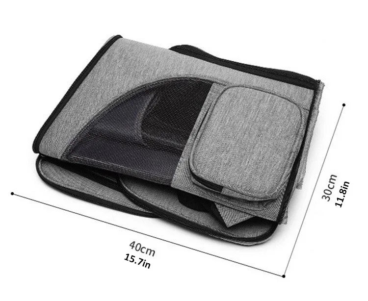 Breathable Pet Cat Carrier Backpack Foldable Pet Carrier Transport Travel Bag Expandable Large Capacity Creative for Cats Dogs