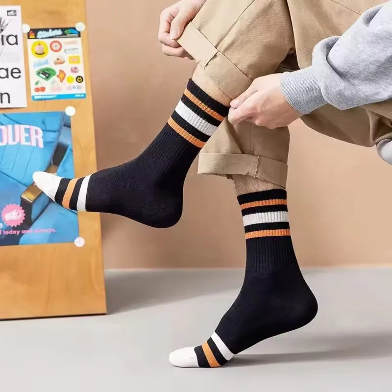 Striped Casual Men Sock Pack