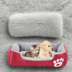 Pet Large Dog Bed Warm House Sleeping Bed Long Hair Plush Cat Dog Mat Warm Cushion Washable Soft Kennel Bed for Indoor Pets