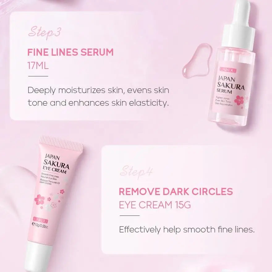 Sakura Complete Skincare Collection Set