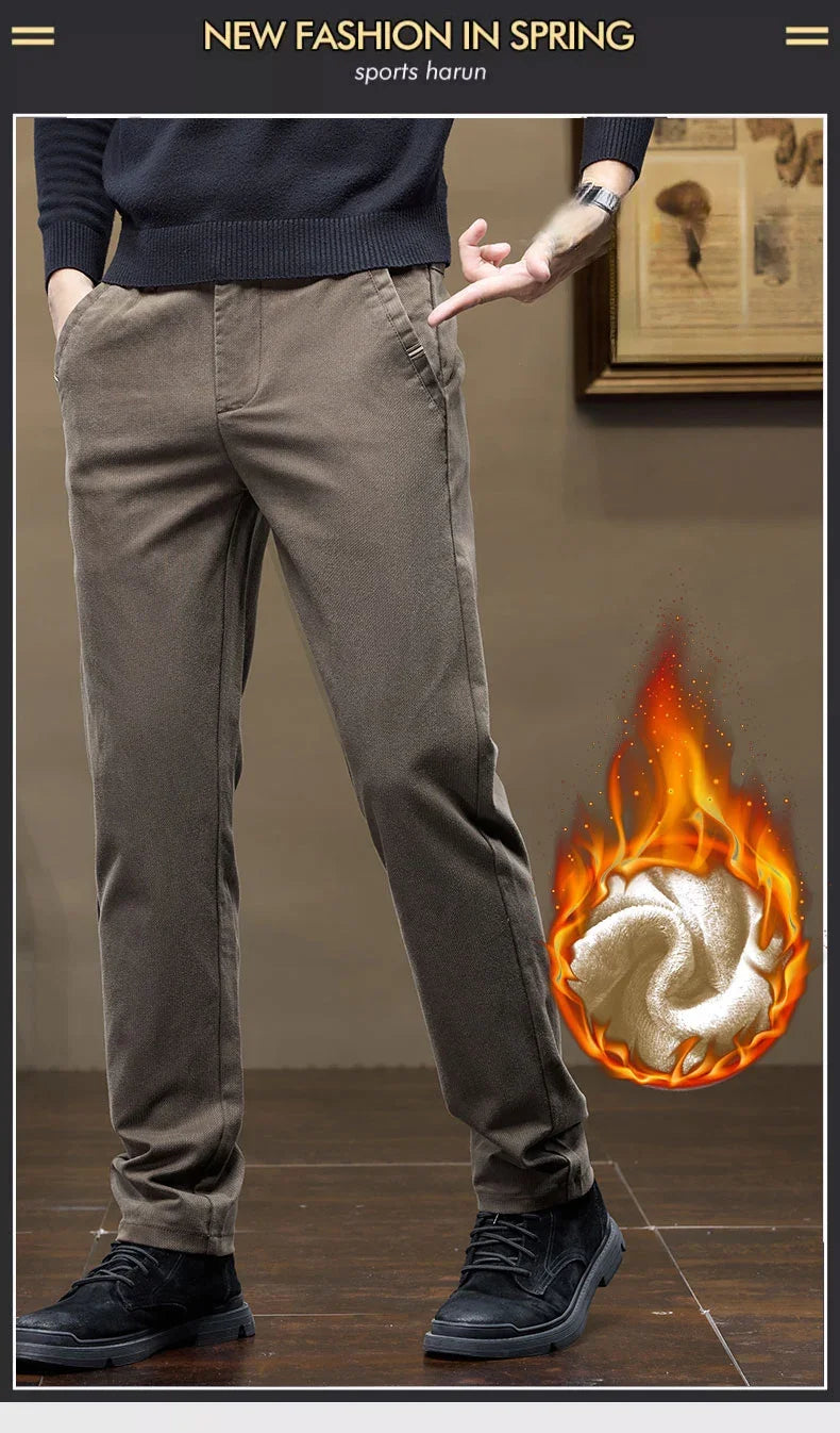 Winter Fleece Smart Casual Trousers