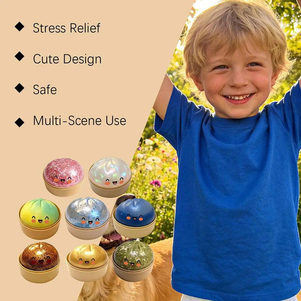 Premium Squishy Dumpling Fidget Toy