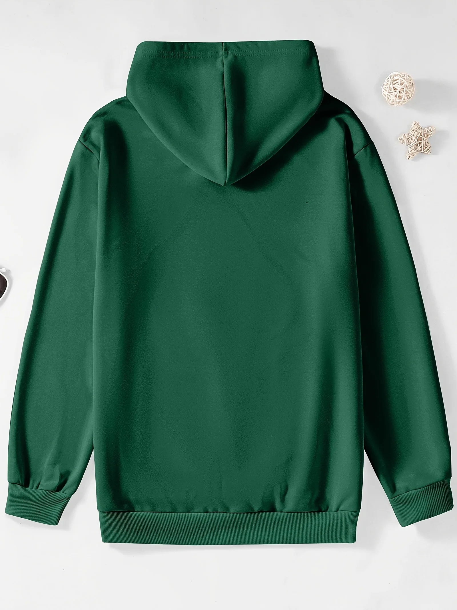 NASA Text Loose Casual Hoodie