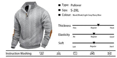 Stand Collar Knit Pullover