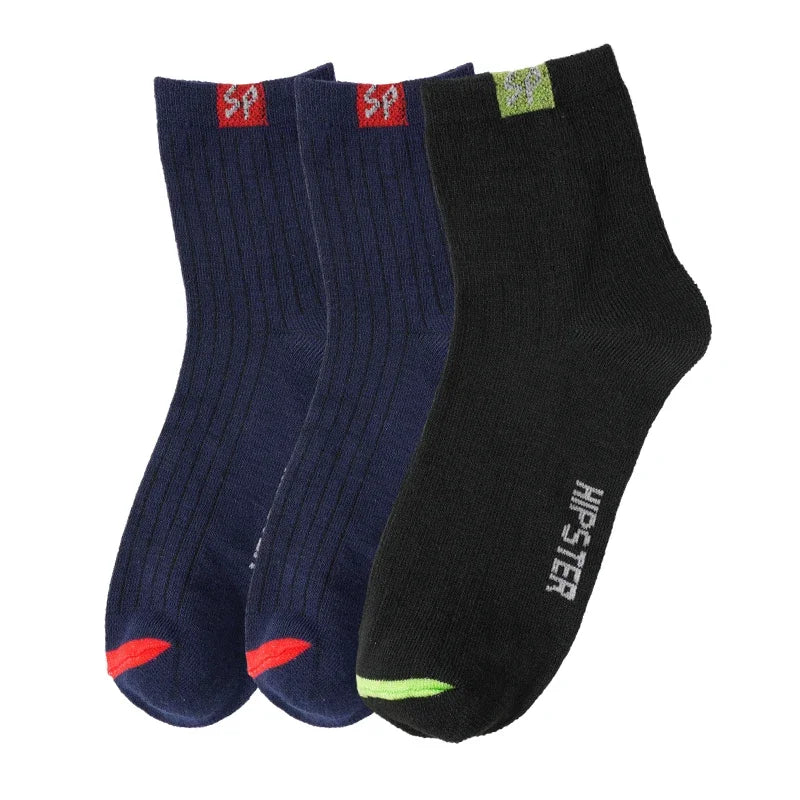 Men’s Breathable Crew Socks (3 Pairs)