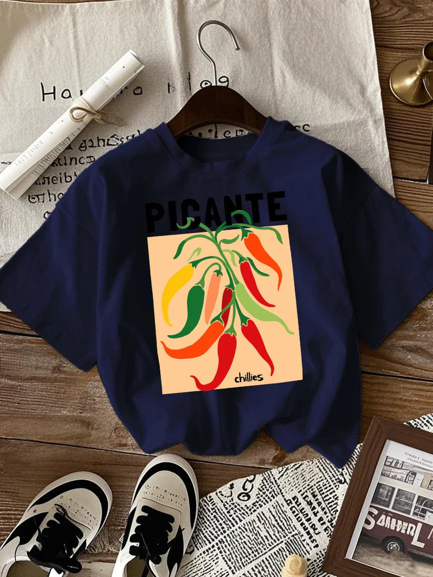 Picante Chillies Streetwear Cotton Tee