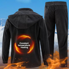 Winter Padded Hiking Jacket Suit