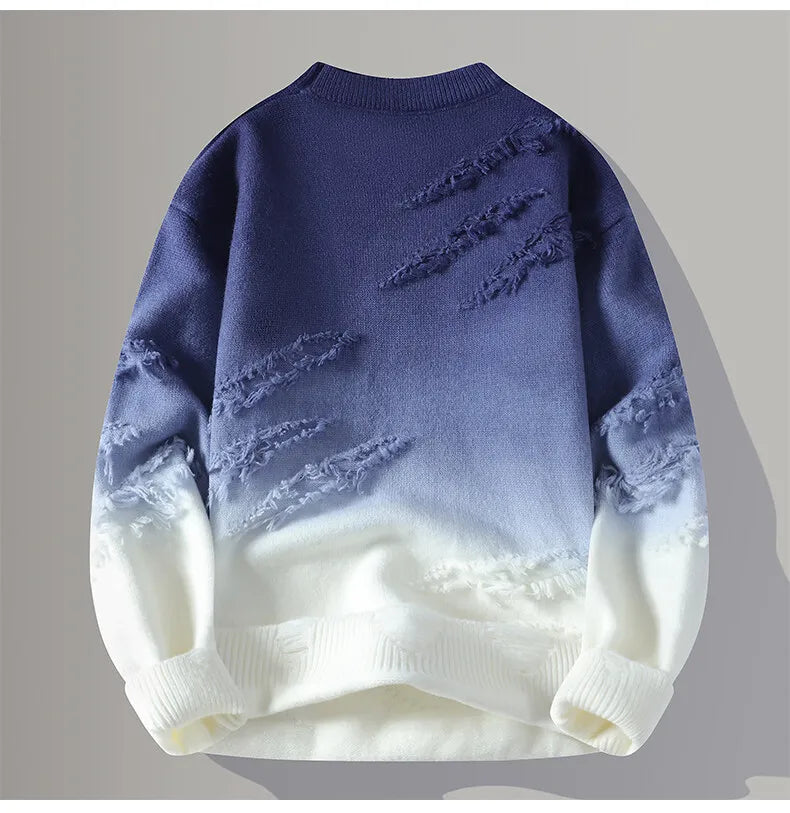 Winter Knit Crew Pullover Sweater