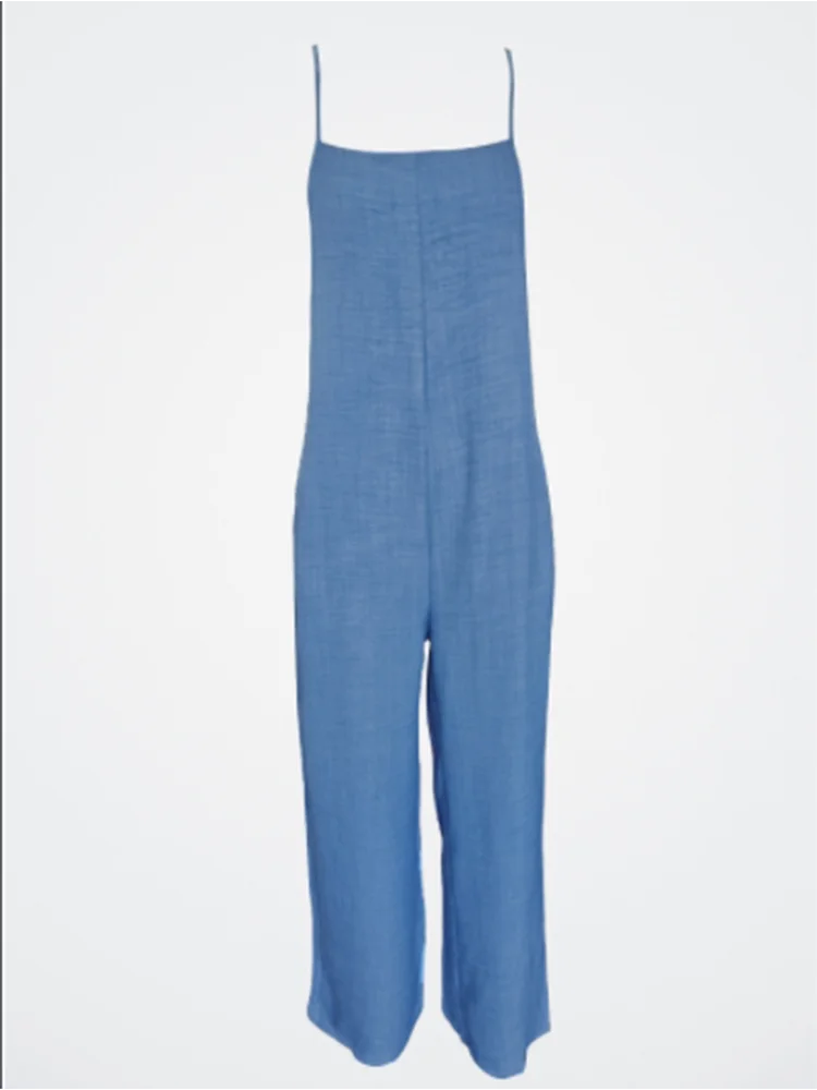 Monochrome Casual Summer Jumpsuit