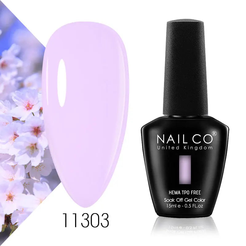 NAILCO 15ml Nail Gel Polish Semi Permanent UV Varnish Nails Art Gel Vernis Manicure TOP BASE Nails Products Supplies Equipment