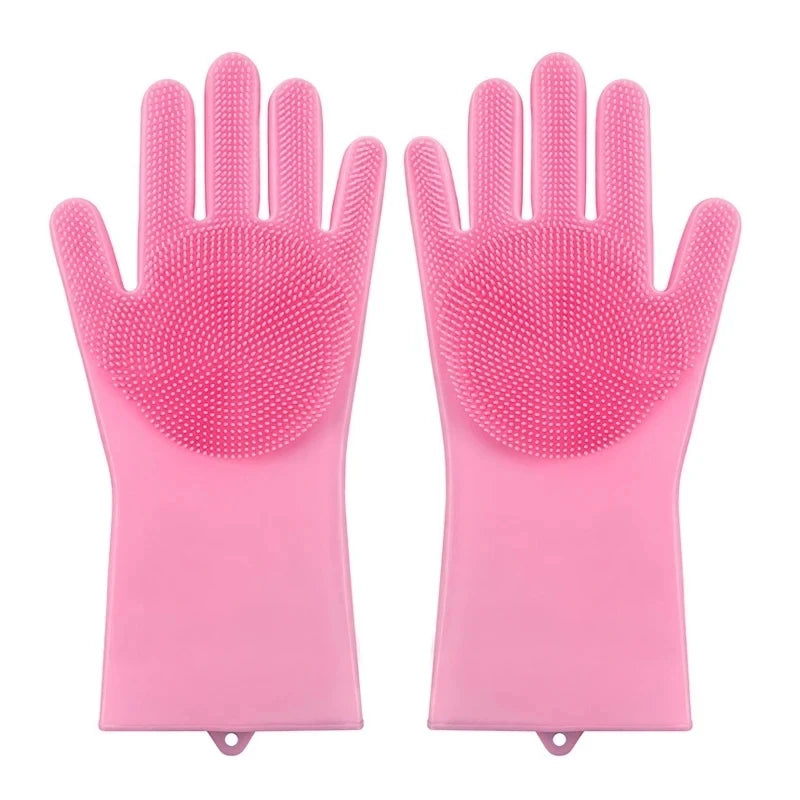 Silicone Shampoo Massaging Glove
