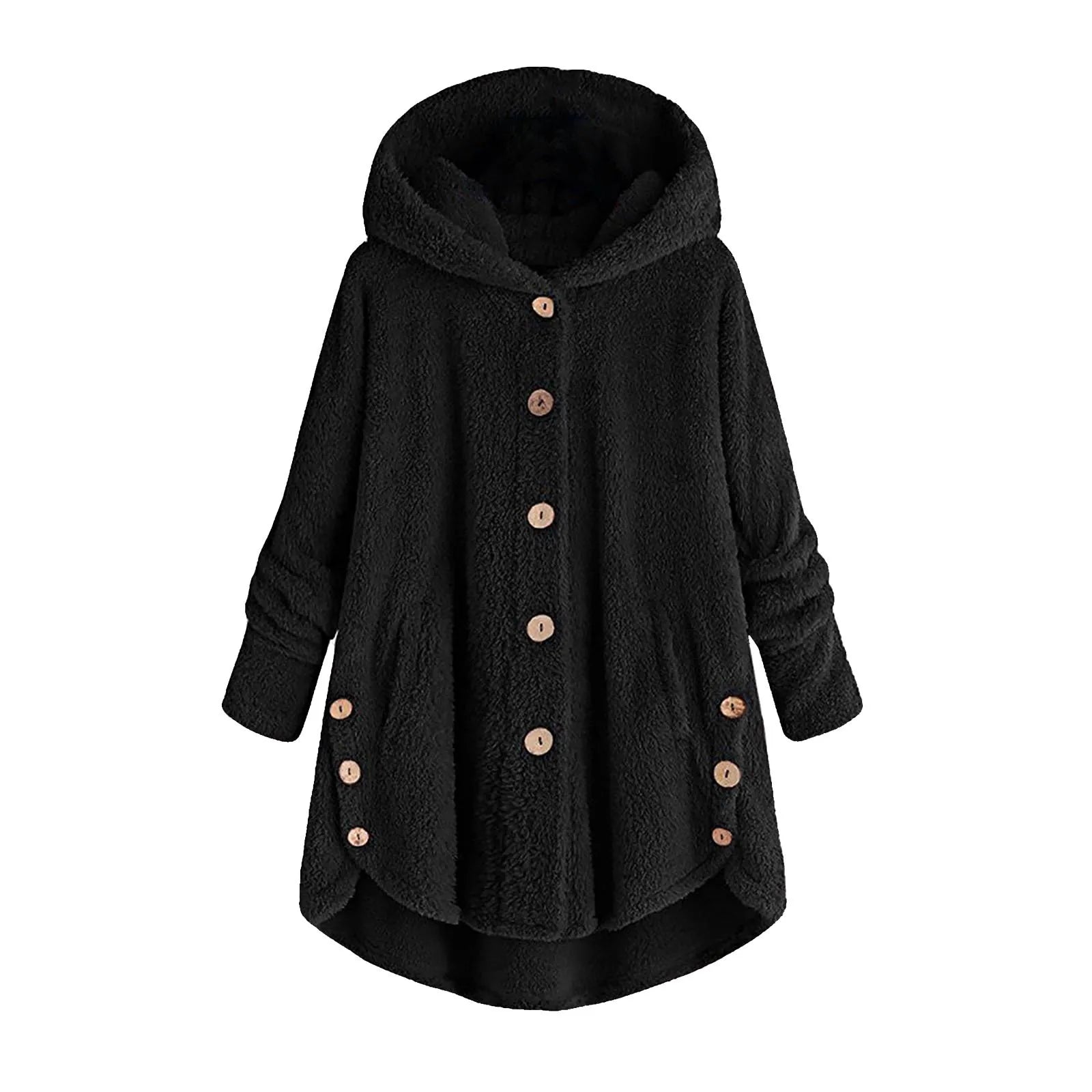 Plush Wool Blend Winter Coat