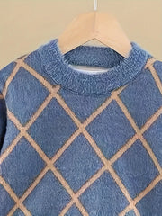 Warm Fleece Lined Boys Sweater